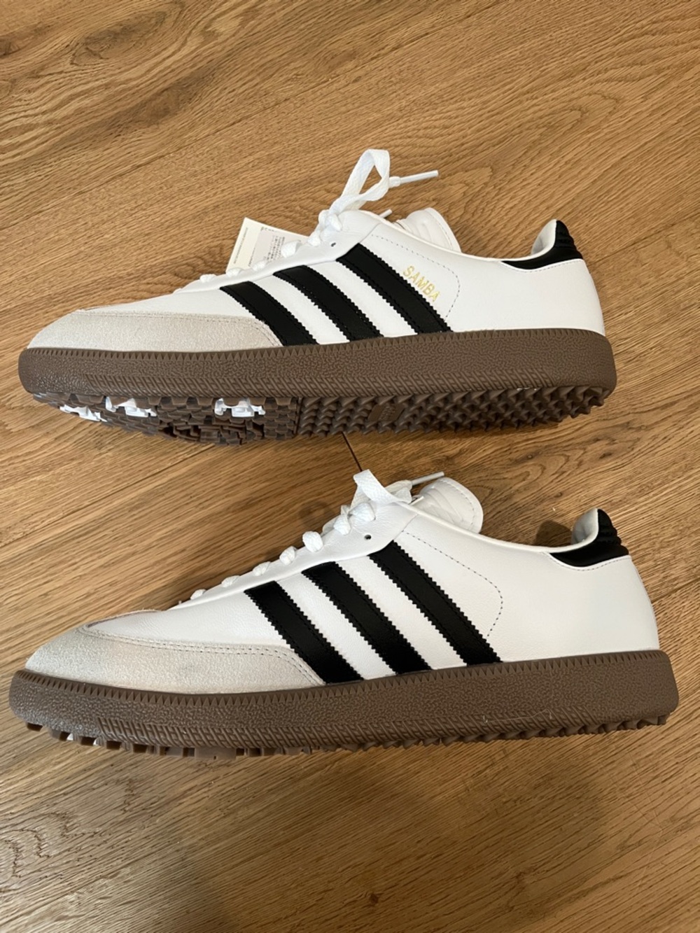 Men's Adidas Golf Originals Men's Samba Spikeless Golf Shoes - Picture 3 of 9